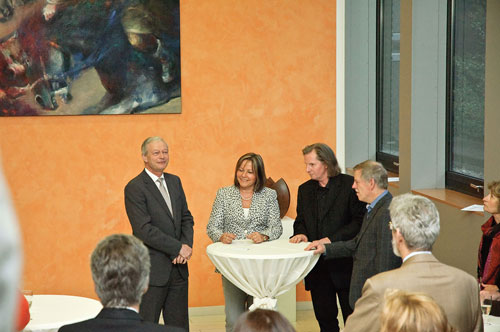 AVU AG, Ausstellungser&ouml;ffnung ELECTION TRAP | Harald Wolff