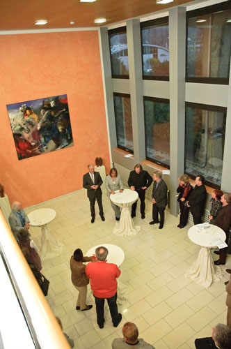 AVU AG, Ausstellungser&ouml;ffnung ELECTION TRAP | Harald Wolff