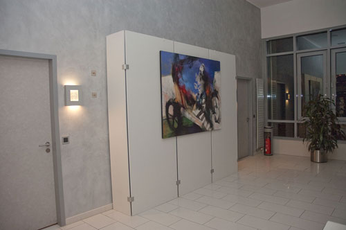 AVU AG, Ausstellungser&ouml;ffnung ELECTION TRAP | Harald Wolff